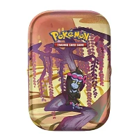 Pokemon Scarlet and Violet 6.5 Shrouded Fable Mini Tin Display