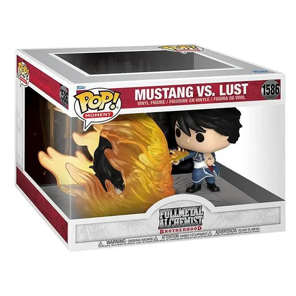 Funko Pop Moment Full metal Alchemist Brotherhood Mustang Vs Lust