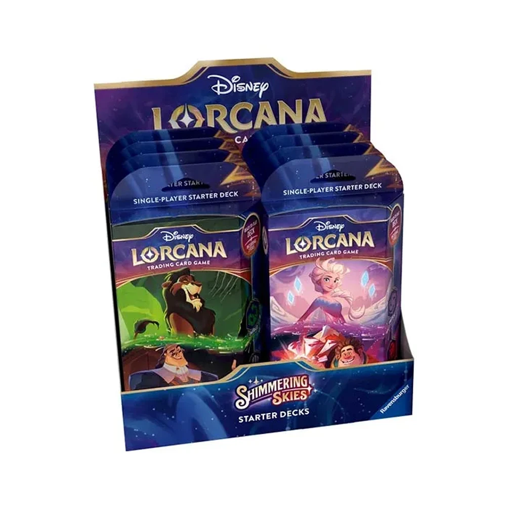 Disney Lorcana Shimmering Skies Starter Deck