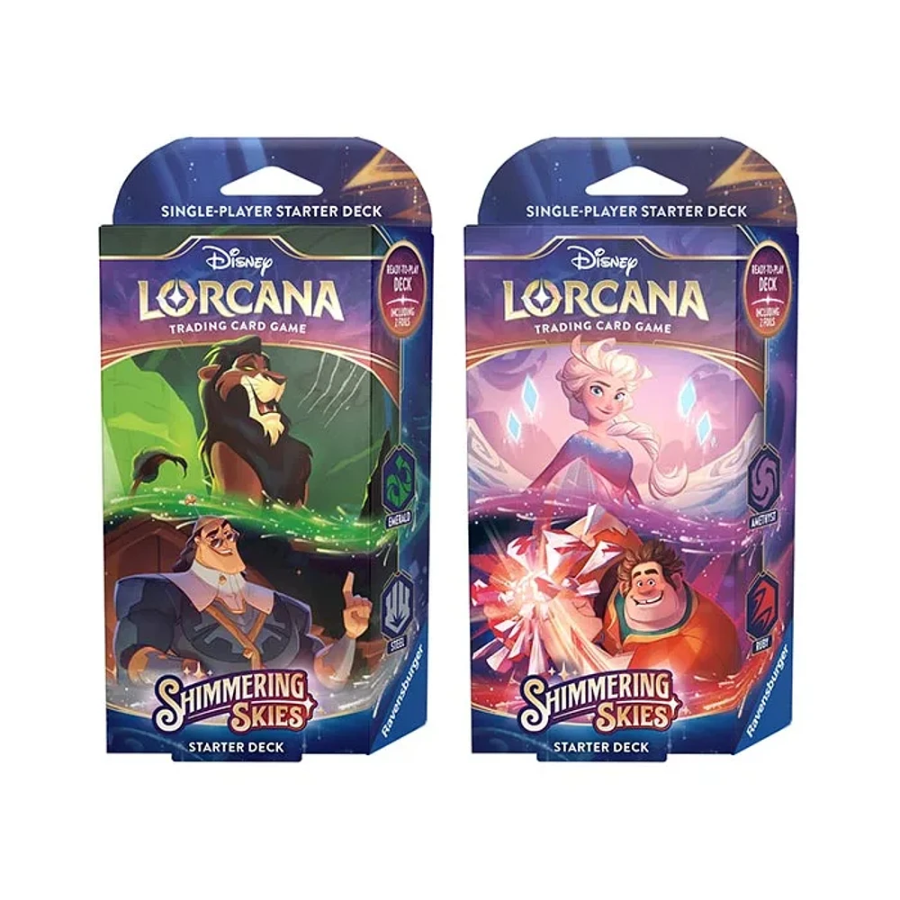 Disney Lorcana Shimmering Skies Starter Deck