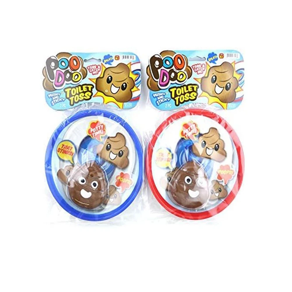 Poo Doo Toilet Toss And Catch Me Game Mushy Sticky Splat Poop Ball For Kids