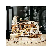 3D Wooden Puzzle Mechanical Marble Parkour with Display Case