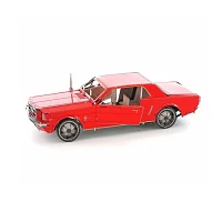 Fascination 1965 Ford Red Mustang Coupe Metal Earth 3D Model Kit