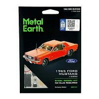 Fascination 1965 Ford Red Mustang Coupe Metal Earth 3D Model Kit