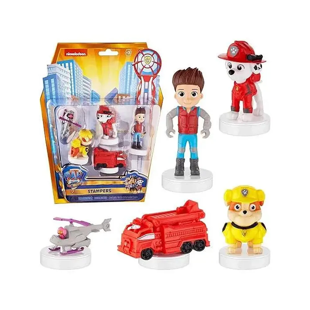 Nickelodeon Paw Patrol With Stampers 5 Pack Figure