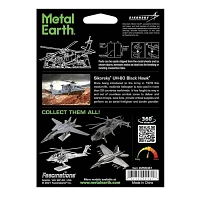 Fascination Metal Earth UH 60 Black Hawk Helicopter 3D Model Kit