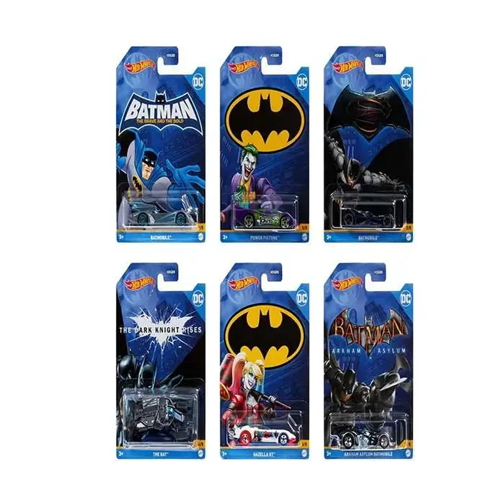 Mattel Hot Wheels DC Batman Themed Vehicle Assorted