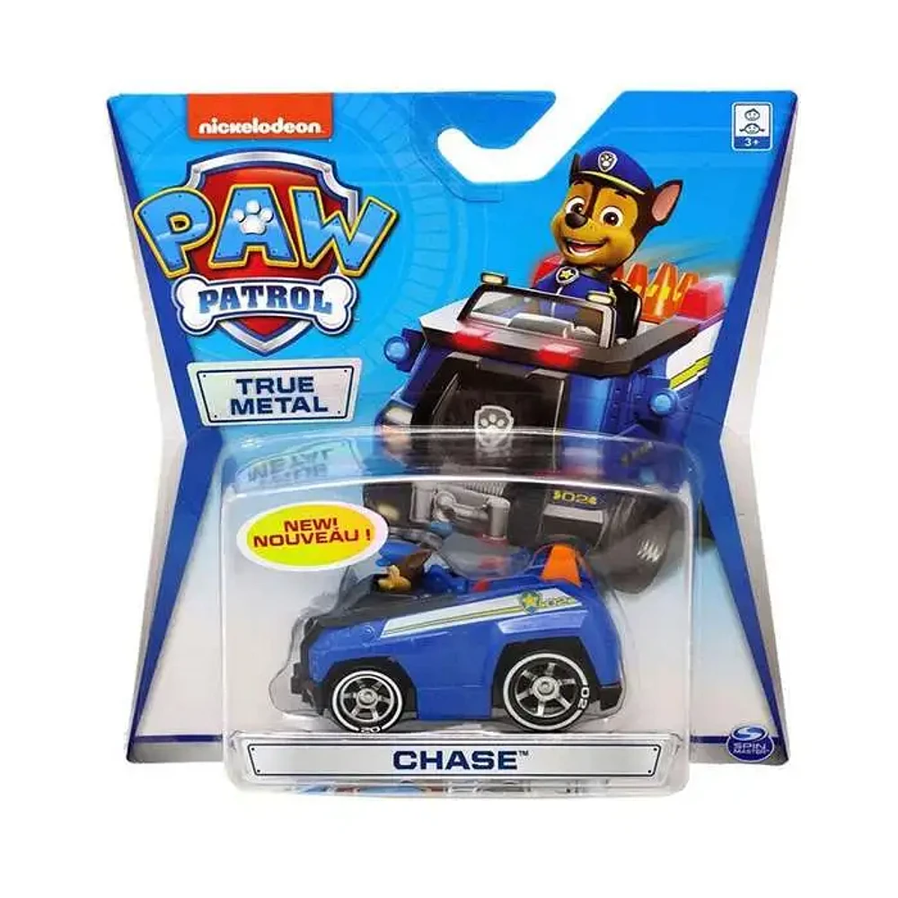 Spin Master Paw Patrol True Metal Chase Diecast Vehicle 1:55 Scale