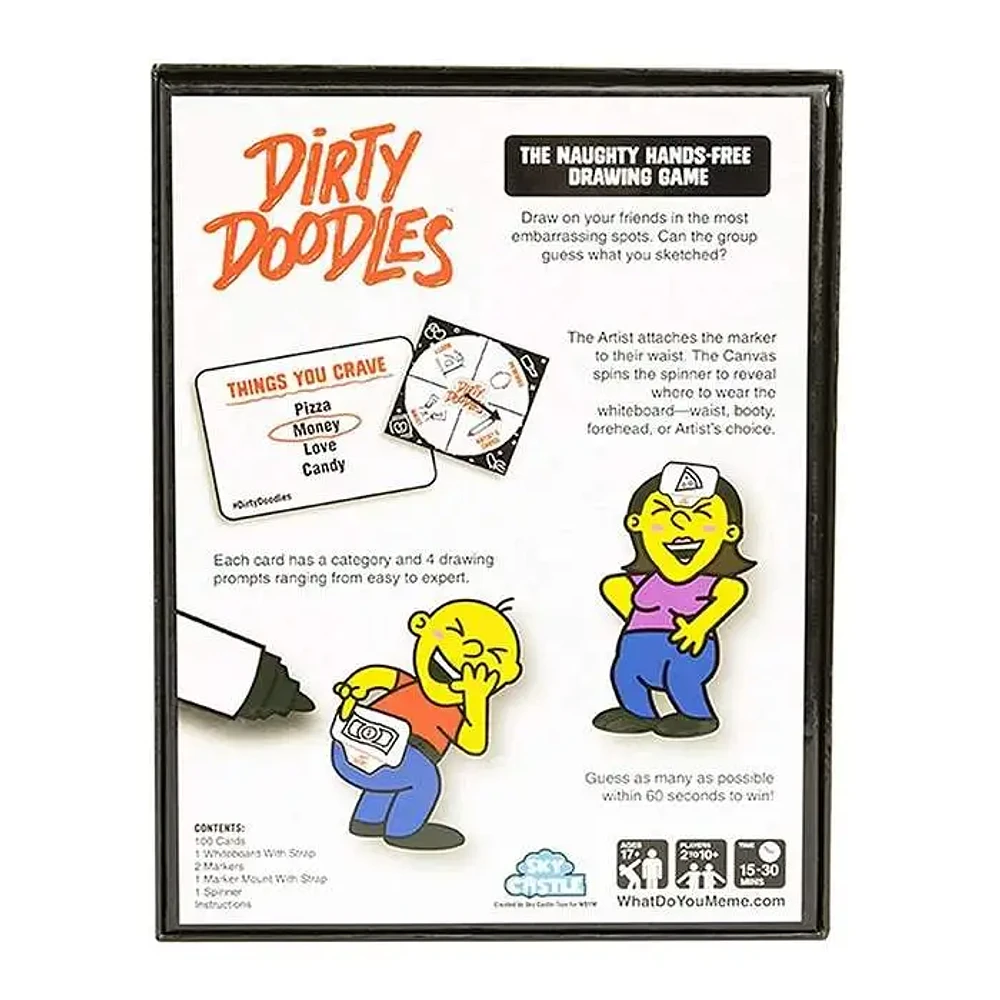 What Do You Meme Dirty Doodles Naughty Hands Free Drawing Party Board Game