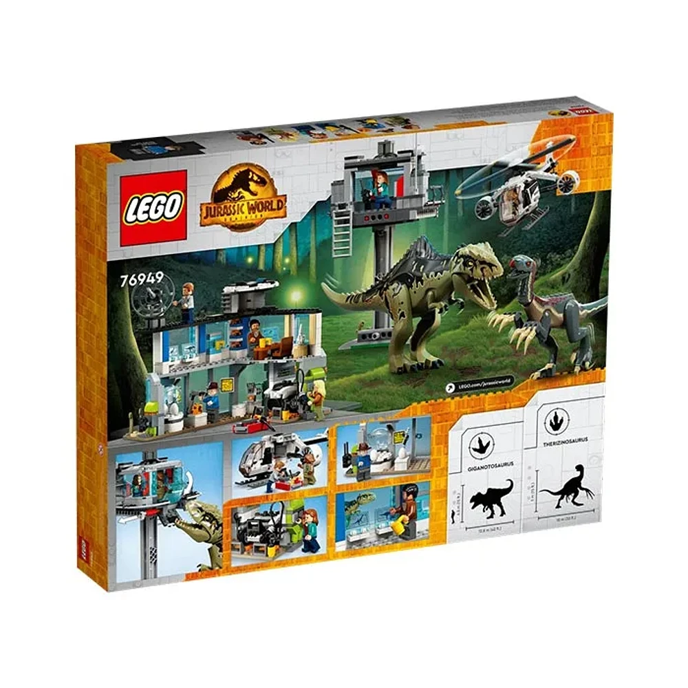 LEGO Jurassic World Giganotosaurus & Therizinosaurus Attack – 810 Pieces