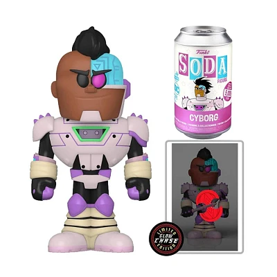 Funko Soda Teen Titans GO Cyborg With Chance Of Chase Glow Figure