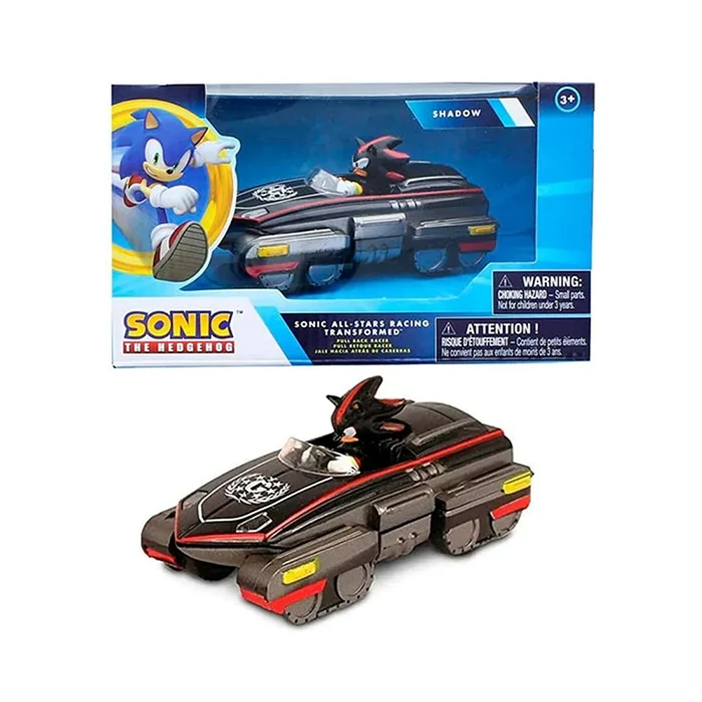 Sonic The Hedgehog All-Stars Racing Transformed Shadow Pull Back Racer