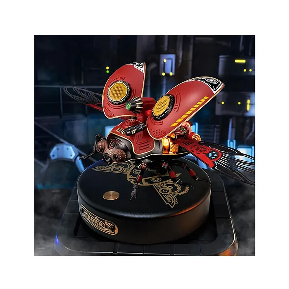 3D Puzzle Scout Beetle Model with Display Case