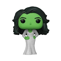 Funko Pop! Marvel She Hulk In Gala Dress With Glitter Figure