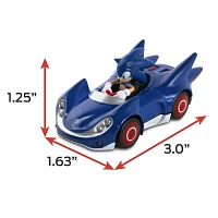 Sega Sonic The Hedgehog All Star Racing Pull Back Blue Car