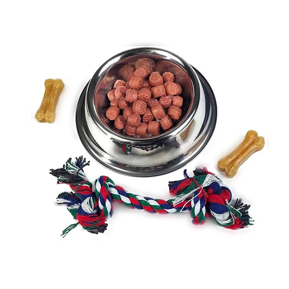 Perfect Petzzz Dog Food Bowl And Chew Toys Set