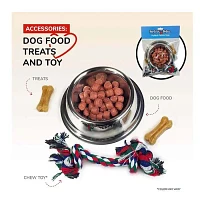 Perfect Petzzz Dog Food Bowl And Chew Toys Set