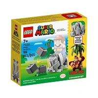 LEGO Super Mario Adventures with the Rambi the Rhino Expansion Set – 106 Pieces