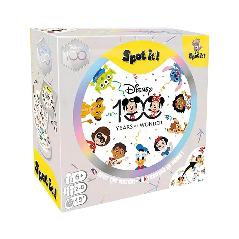 Spot It! Disney 100th Board Game