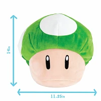 Tomy Mocchi Super Mario Green Mushroom Mega Plush 15 Inch