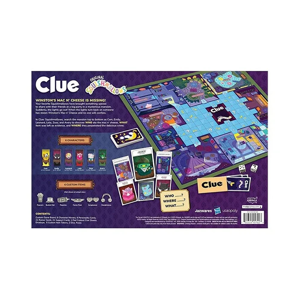 Clue Squishmallows Board Game