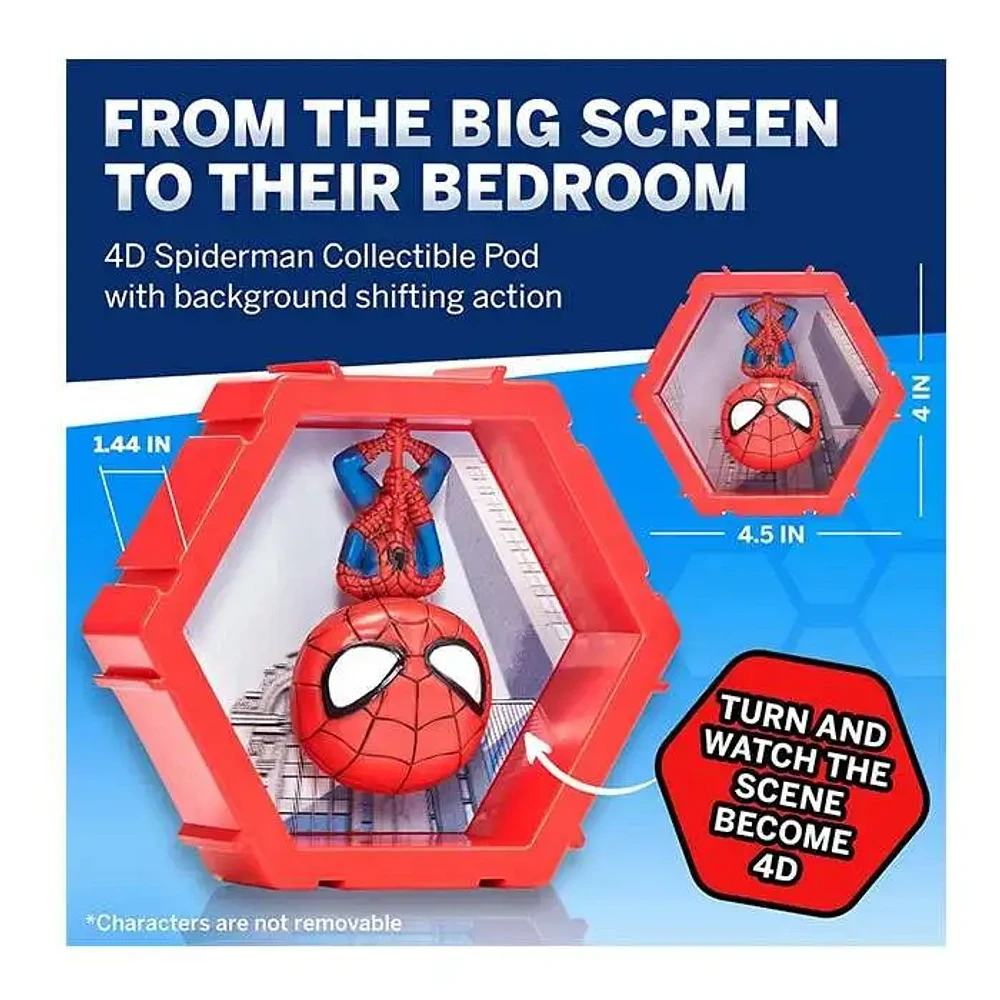 Wow Pod Spiderman Figurine 4D Collection 3 Inch