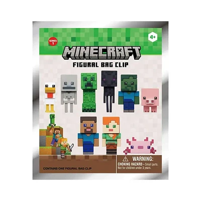 3D Figural Bag Clip Minecraft Series 1 Mystery Pack