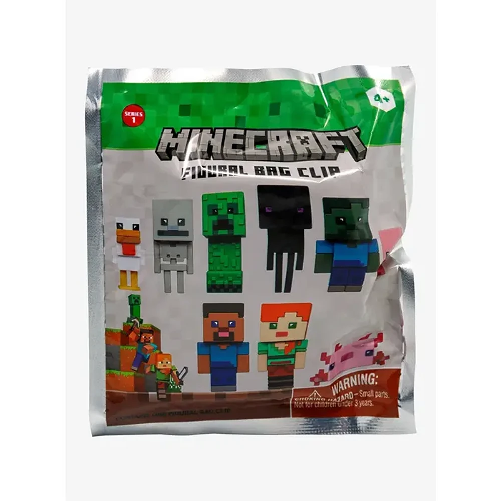 3D Figural Bag Clip Minecraft Series 1 Mystery Pack