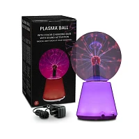 Plasma Ball 6 Inch with RGB Light Base