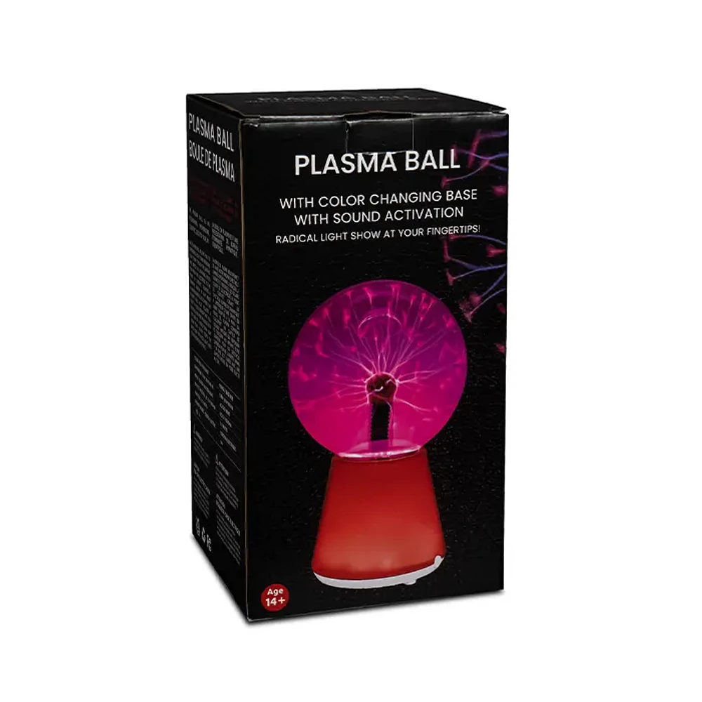 Plasma Ball 6 Inch with RGB Light Base