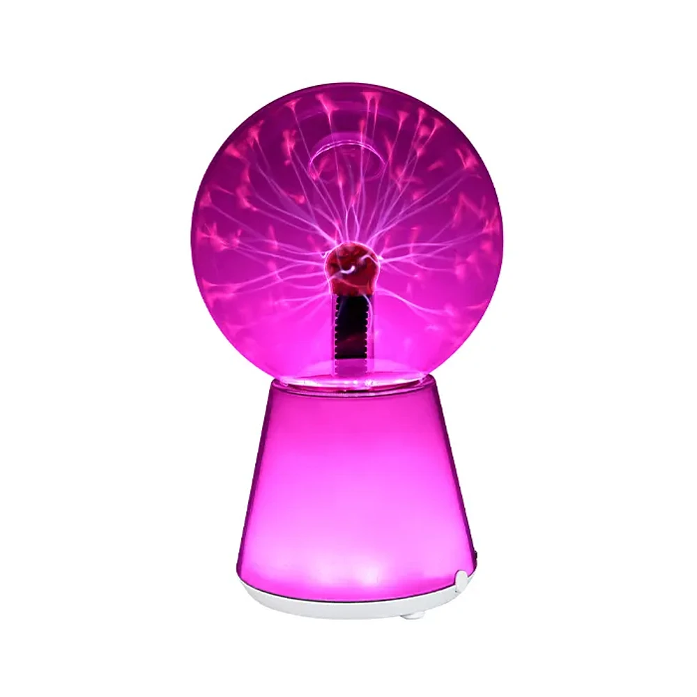 Plasma Ball 6 Inch with RGB Light Base