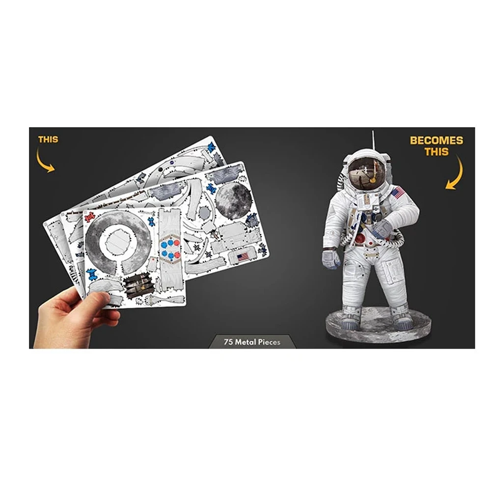 Metal Earth Apollo 11 Astronaut Premium Series 3D Model Kit