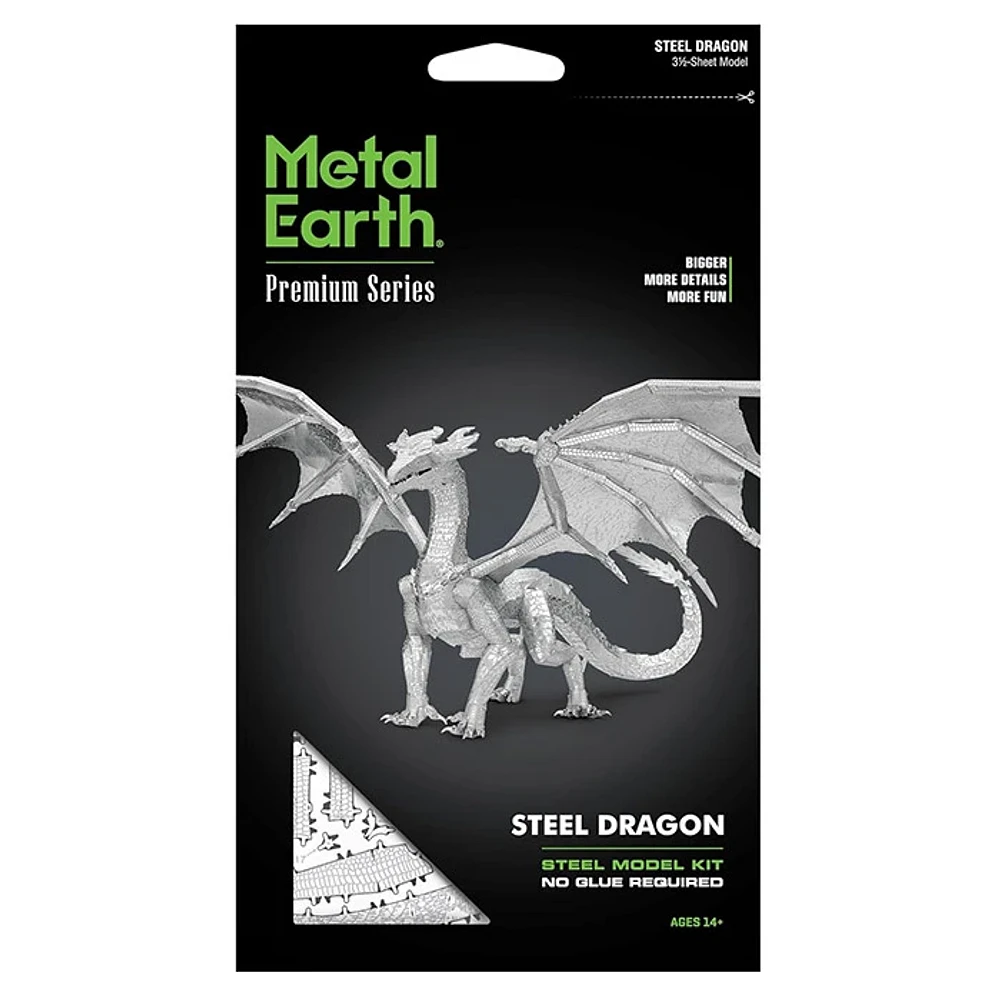 Metal Earth Steel Dragon 3D metal Model Kit Premium Series