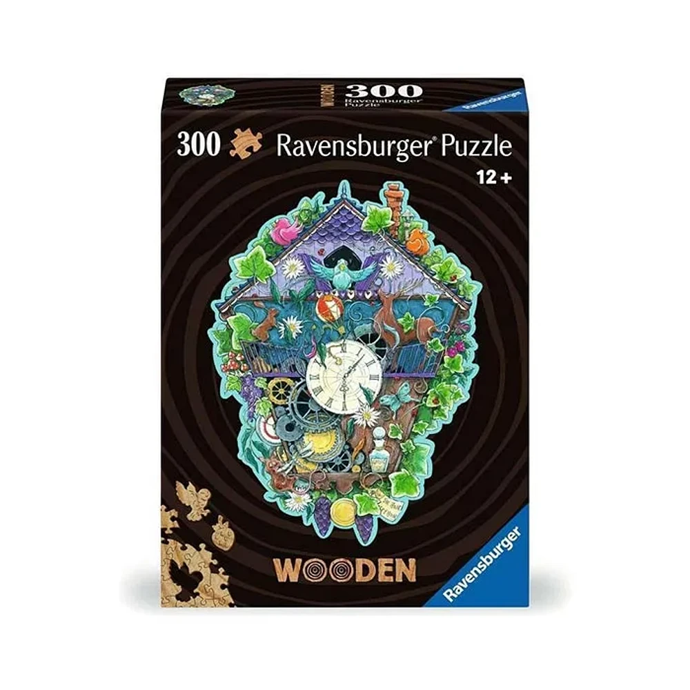 Ravensburger Cuckoo Clock Wooden Jigsaw Puzzle – 300 Pieces