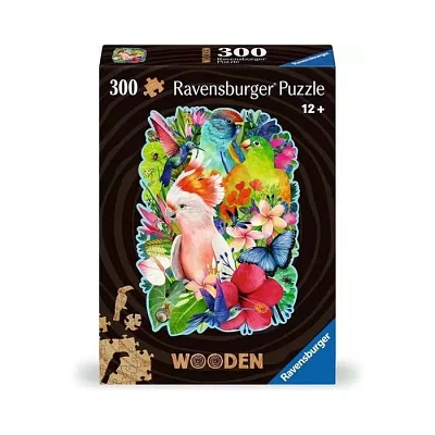 Ravensburger Beautiful Birds Wooden Jigsaw Puzzle – 300 Pieces