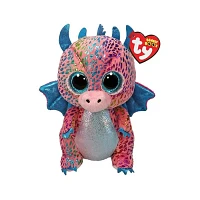 TY Beanie Boos Flint the Dragon with Glitter Eyes