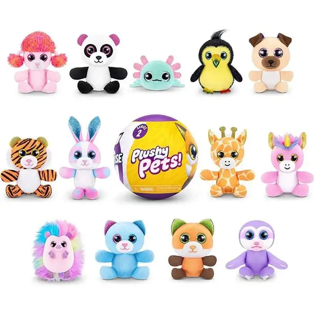 Zuru 5 Surprise Plush Pets Series 2 Assorted