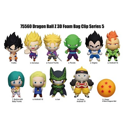 Monogram Dragon Ball Z S5 Figure 3D Foam Clip Bling Bag