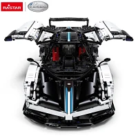 Remote Controlled Pagani Grey 1:8 Scale Model Kit, 2902 Pieces