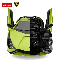 Remote Controlled Lamborghini 1:18 Scale Model Kit with 64 Pieces