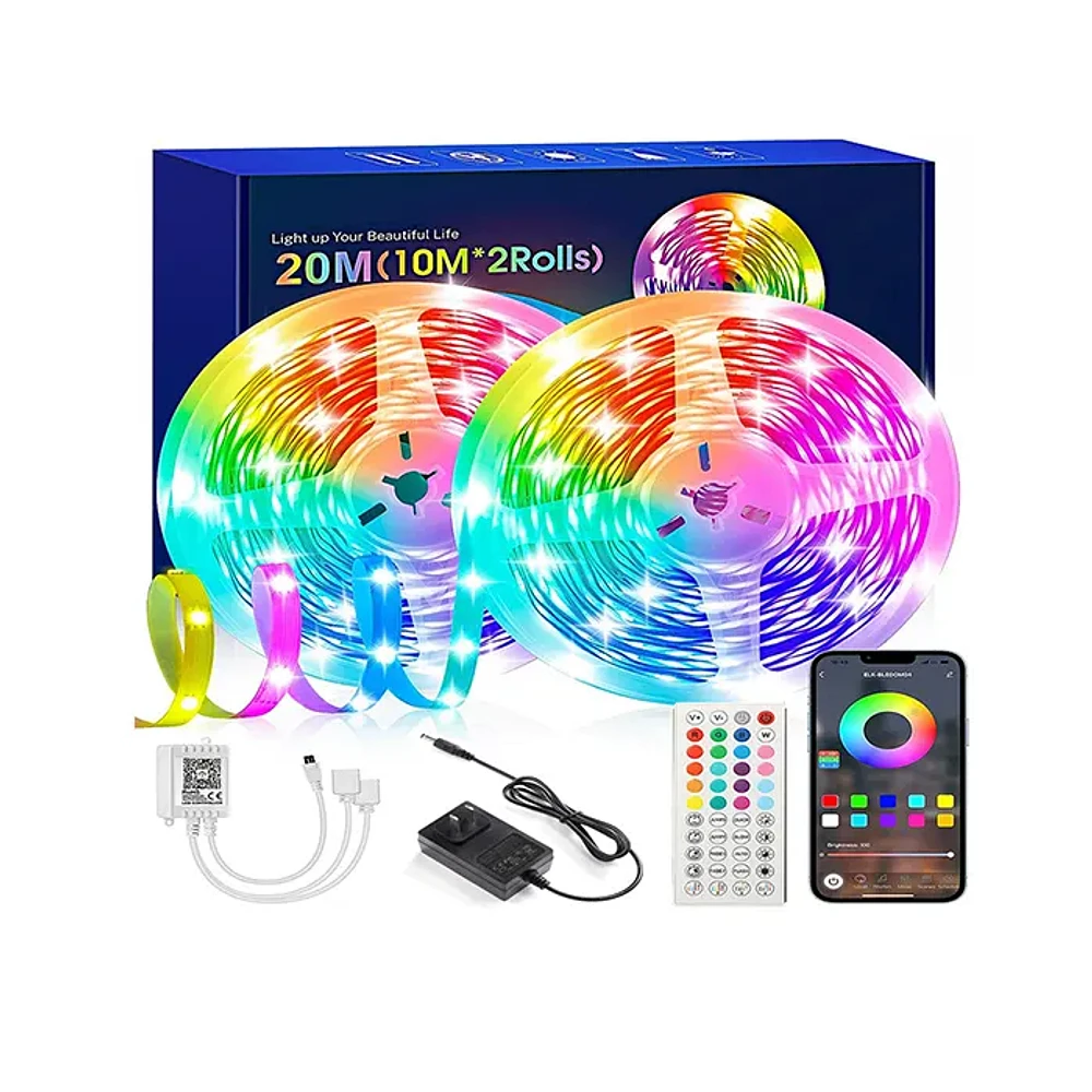 RGB LED Light Strip 10 Meters With App Control