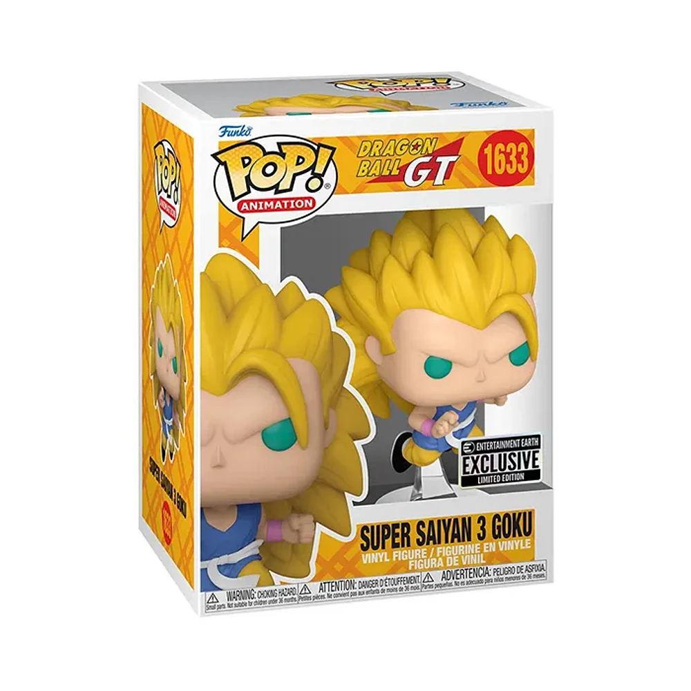 Funko Pop! Animation Dragon Ball GT Super Saiyan 3 Goku Entertainment Earth Exclusive