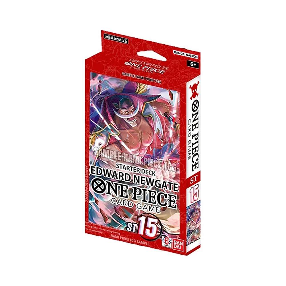 BANDAI One Piece Trading Card Game Red Starter Deck ST 15