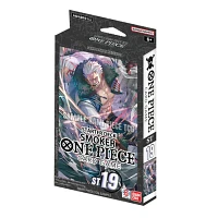 BANDAI One Piece Trading Card Game Black Smoker Starter Deck ST 19