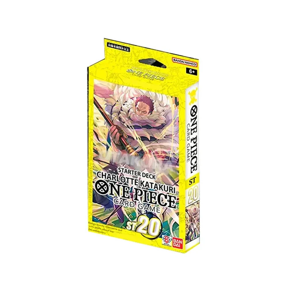 BANDAI One Piece Trading Card Game Yellow Charlotte katakuri Starter Deck ST 20