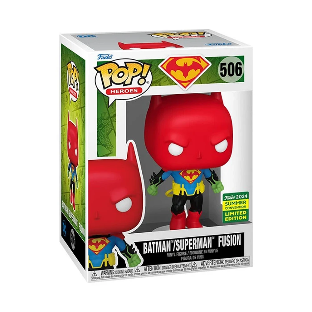 Funko Pop! Heroes DC Comics Batman/Superman Fusion 2024 Summer Convention Limited Edition