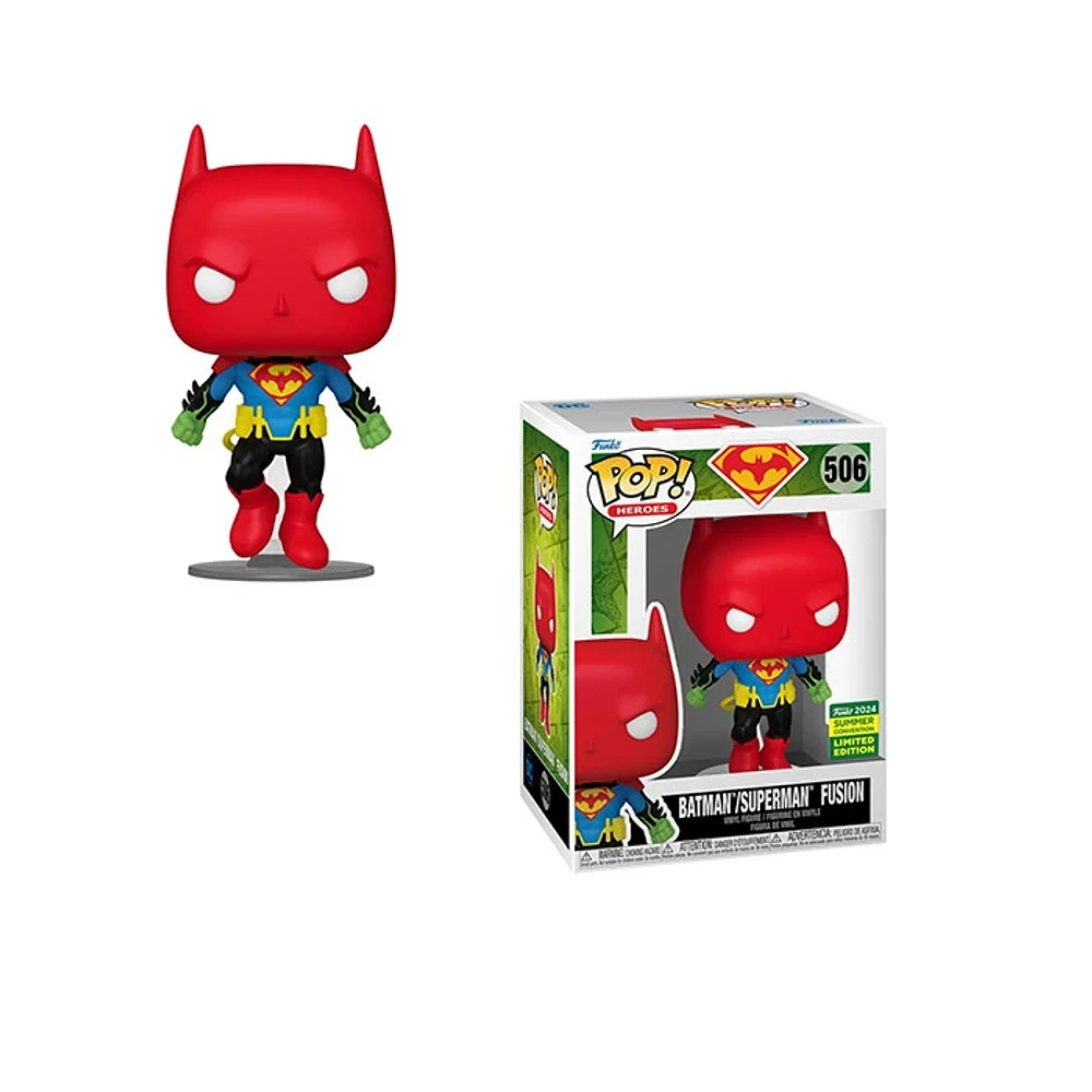 Funko Pop! Heroes DC Comics Batman/Superman Fusion 2024 Summer Convention Limited Edition