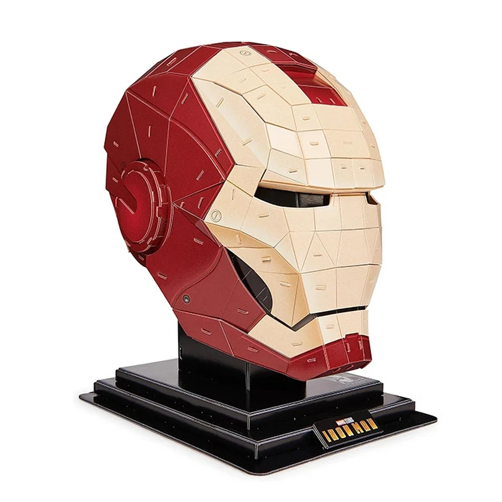 Spin Master Marvel Iron Man Helmet Model Kit 3D Puzzle 96 Pieces