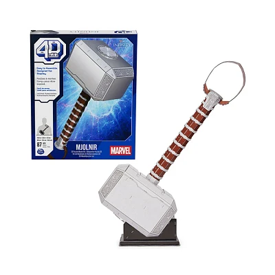 Spin Master Marvel Mjolnir Thor Hammer Model Kit 3D Puzzle 87 Pieces