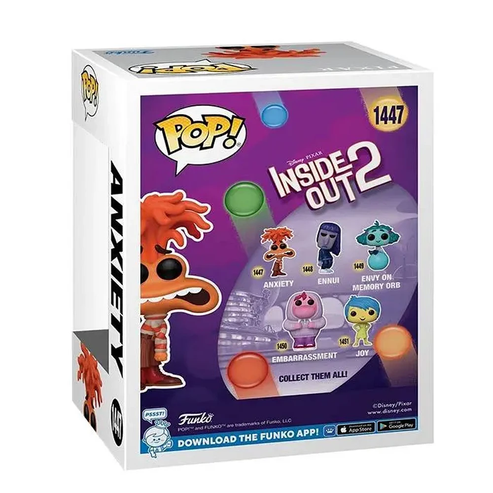 Funko Pop! Disney Inside Out 2 Anxiety Pixar